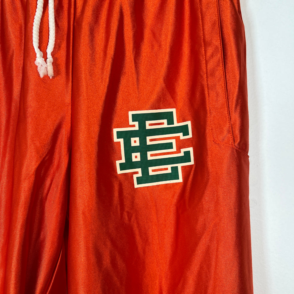 Eric Emmanuel Orange Logo Pants Size S