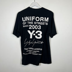 Y-3 Uniform Of The Streets T-shirt Size S