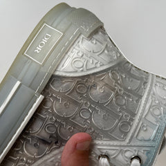 Dior B23 Raised Oblique Transparent Sneaker Size 44
