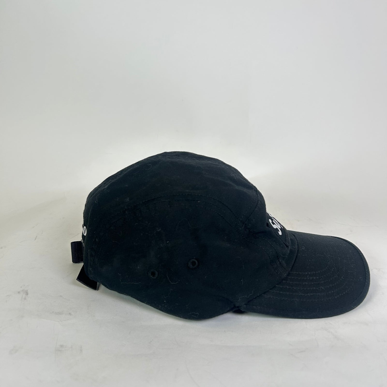 Supreme Black Military Box Logo Camo Cap