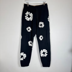 Denim Tears Black Wreath Sweatpants Size L