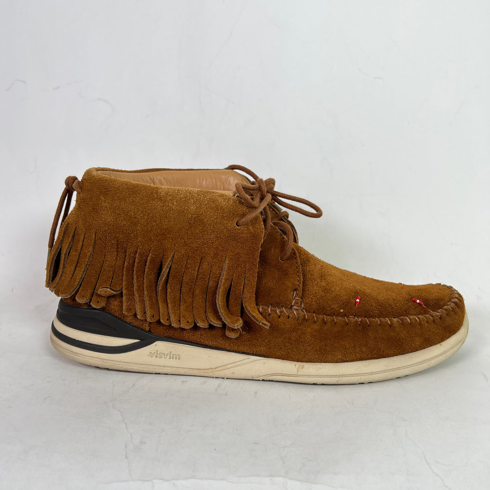 Visvim Brown FBT Shaman-Folk Size 10.5