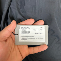 Balenciaga Black/Grey All Over Puffer Size 54