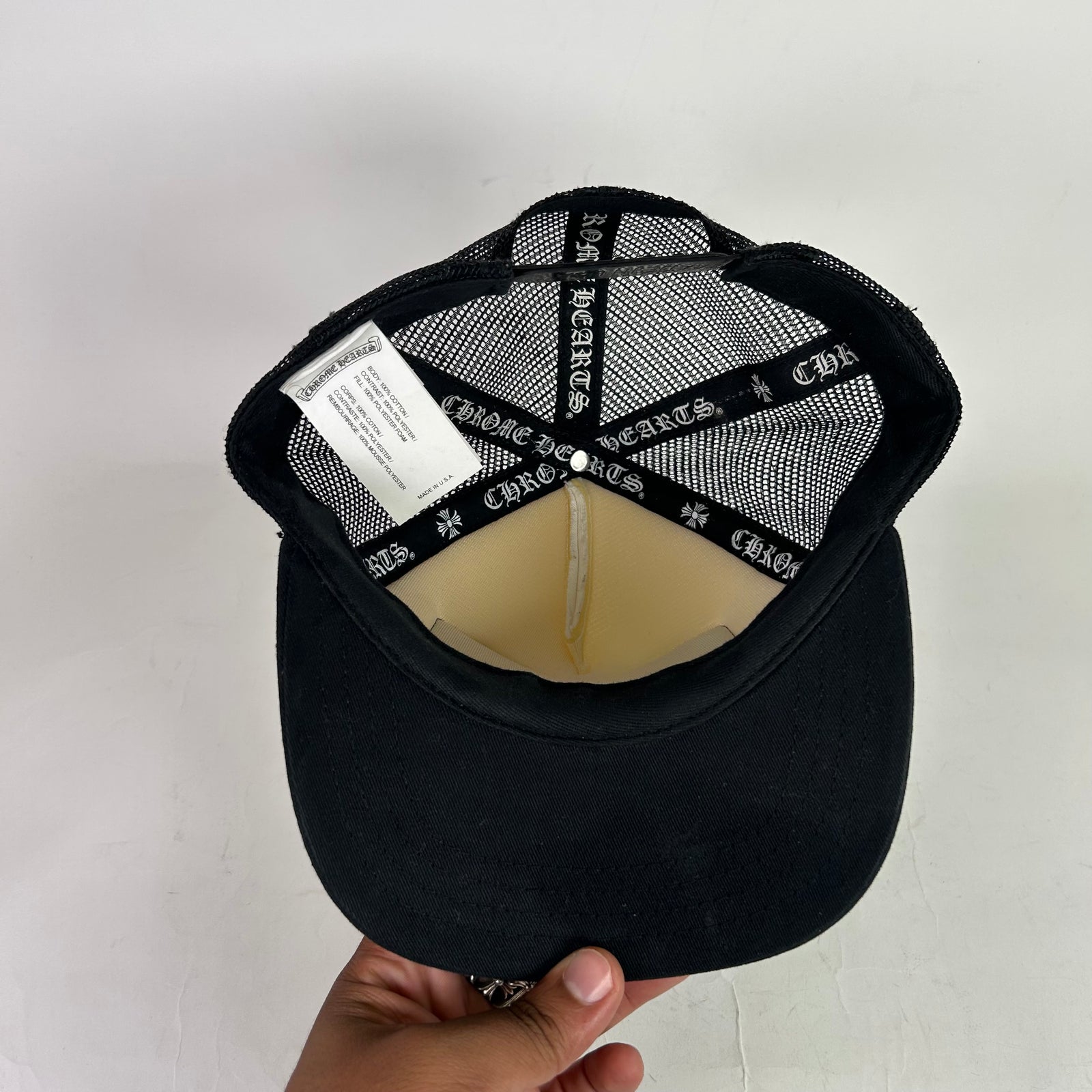 Chrome Hearts Smoked Fuck Hollywood Trucker Hat