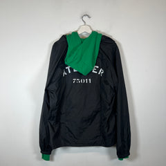 Maison Margiela Green 2N1 Zip-Up Hoodie Size S