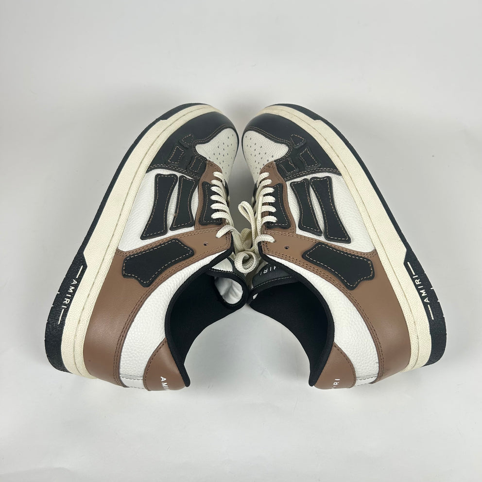 Amiri Mocha Skel Low-Top Sneaker Size 43