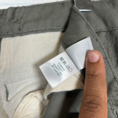Reese Cooper Olive Herringbone Cargo Pants Size 32