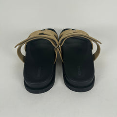 Hermes Chyphre Brown Suede Sandals Size 42.5