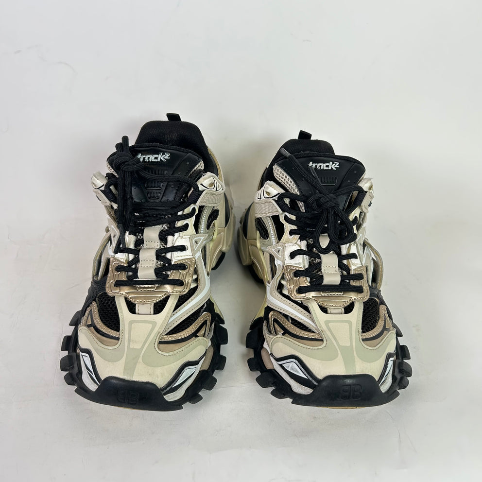 Balenciaga Beige/Black Track 2 Sneaker Size 42