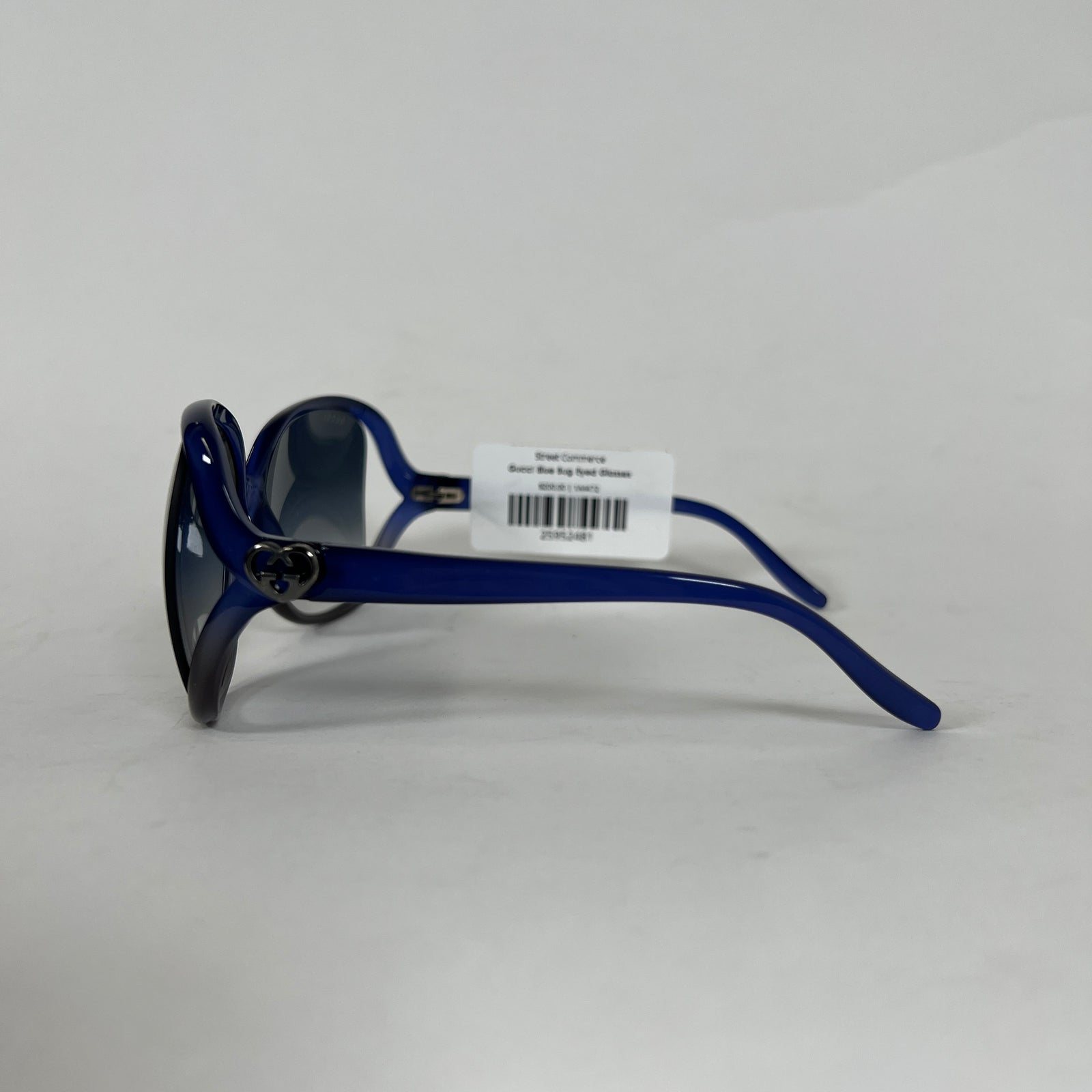 Gucci Blue Bug Eyed Glasses