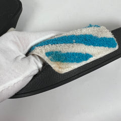 Off White Carpet Slides Size 10
