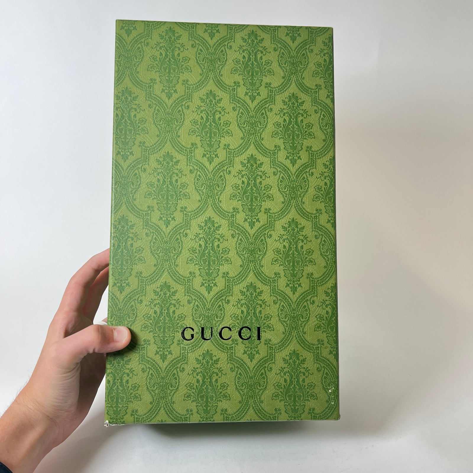 Gucci GG Green Canvas Sandal Size 9