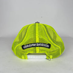 Chrome Hearts Neon Green Cemetery Patch Trucker Hat