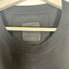 Givenchy Black College Logo Tee Size S