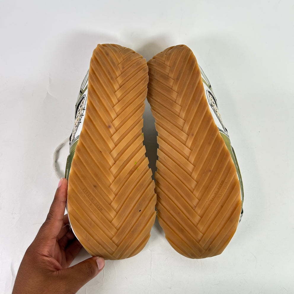 Bottega Veneta Green Mesh Orbit Sneaker