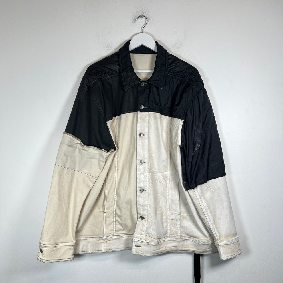Rick Owens Drkshdw Waxed Jumbo Worker Jacket Size M