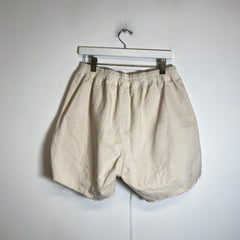 Rick Owens Natural Hollywood Canvas Boxing Shorts Size 32