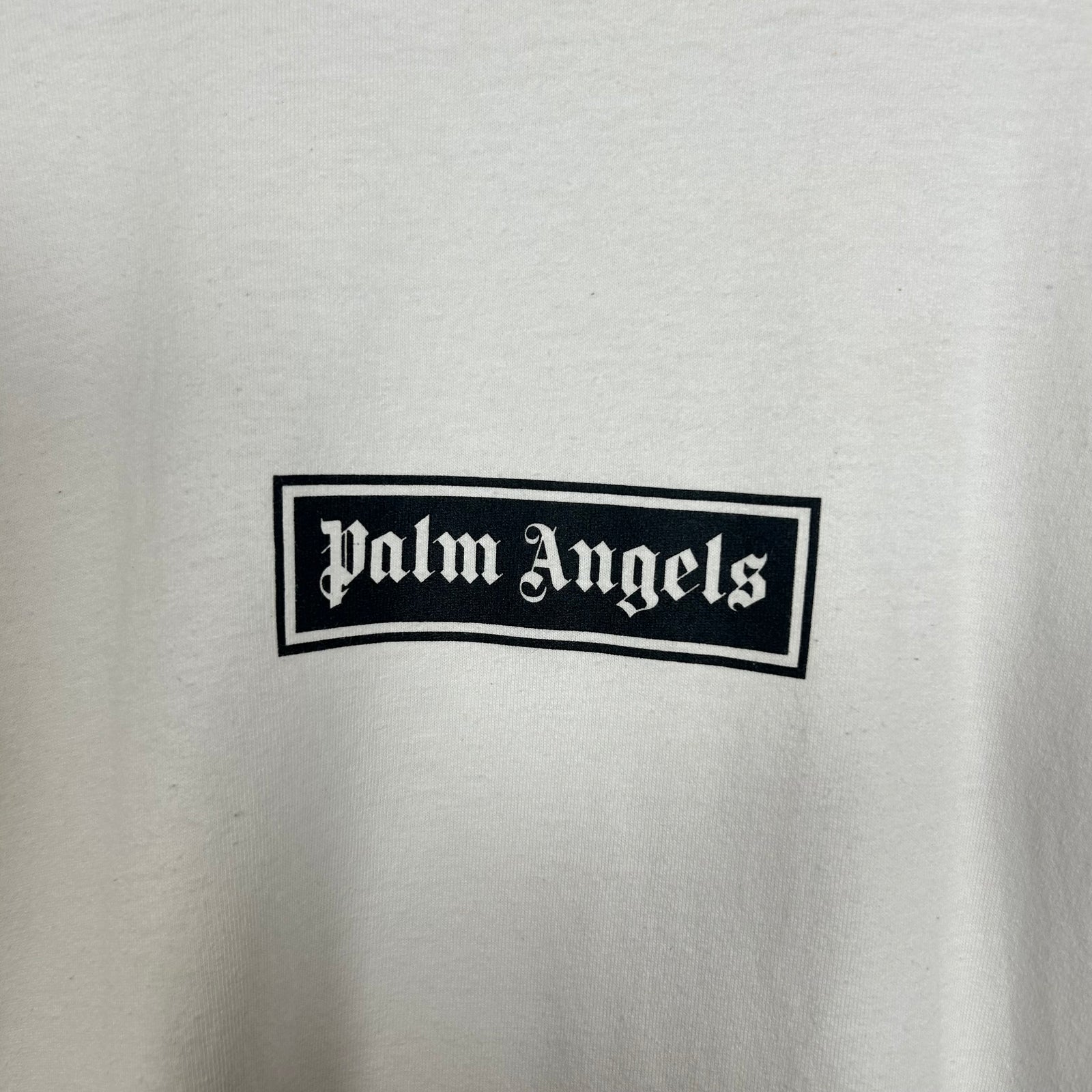 Palm Angels White Box Logo Tee Size XL
