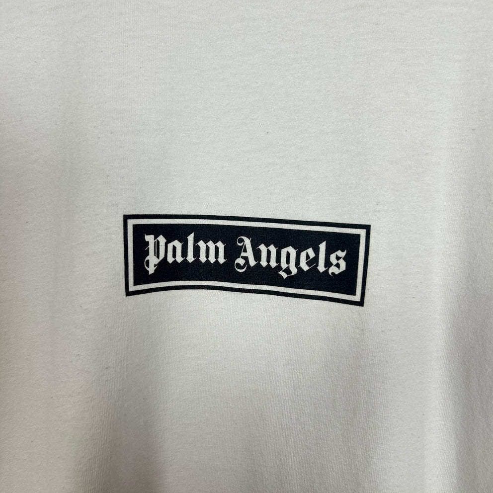 Palm Angels White Box Logo Tee Size XL