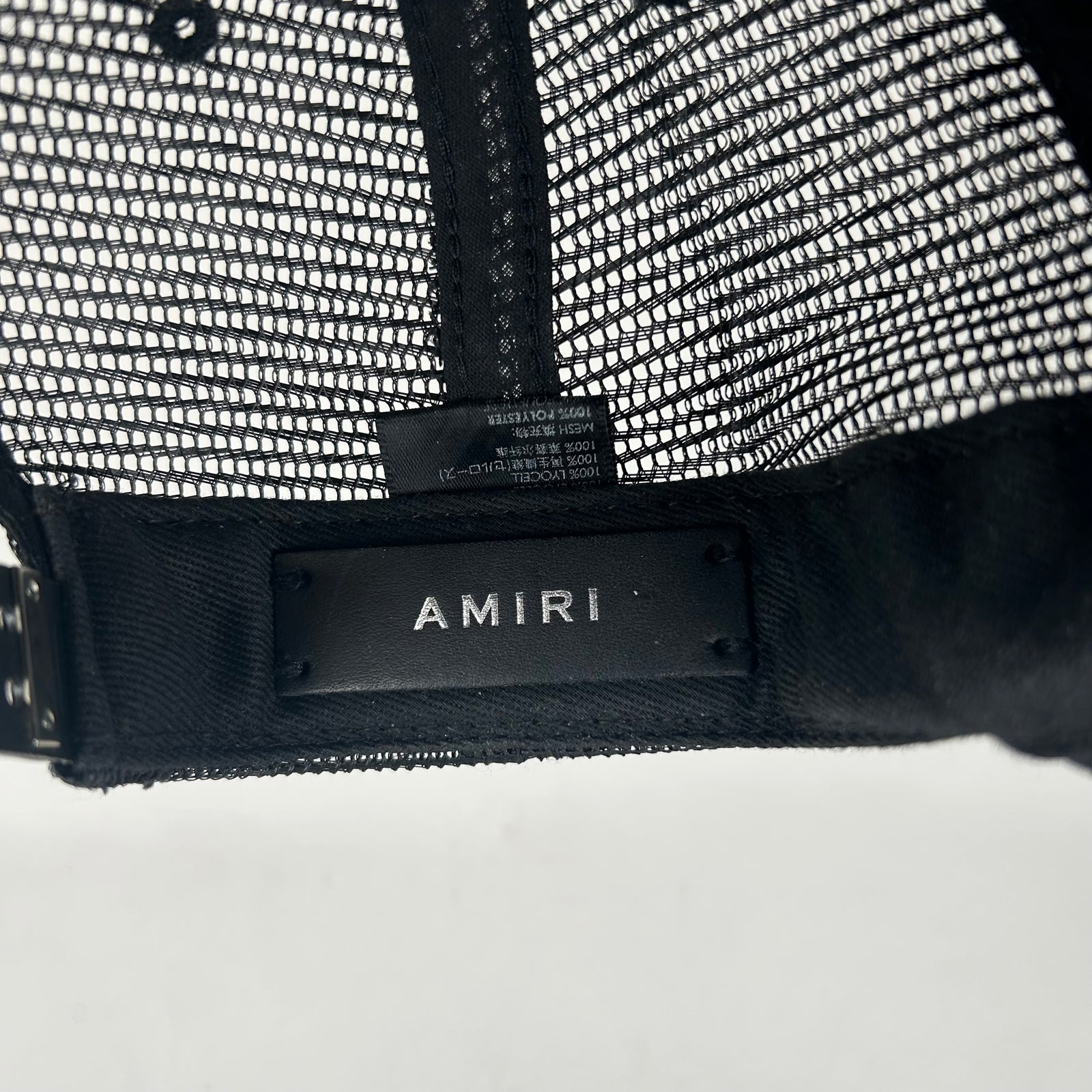 Amiri Black Logo Hat