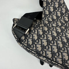 Dior Mens Oblique Saddle Crossbody Bag