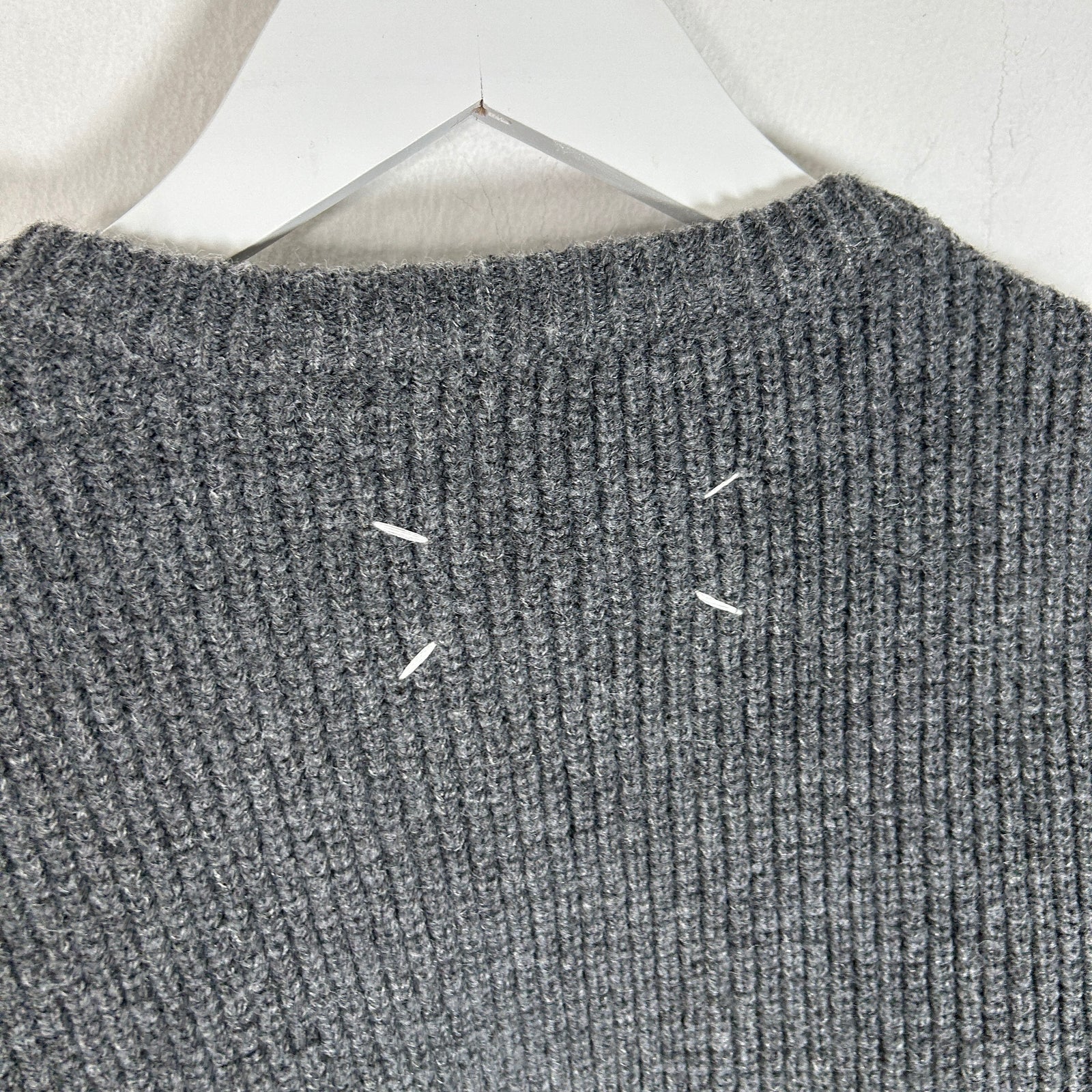 Maison Margiela Grey Wool Sweater Size S