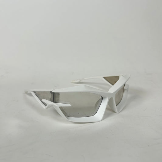 Givenchy White Matte Giv-Cut Sunglasses