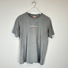 Supreme Grey NYC Logo T-shirt Size M