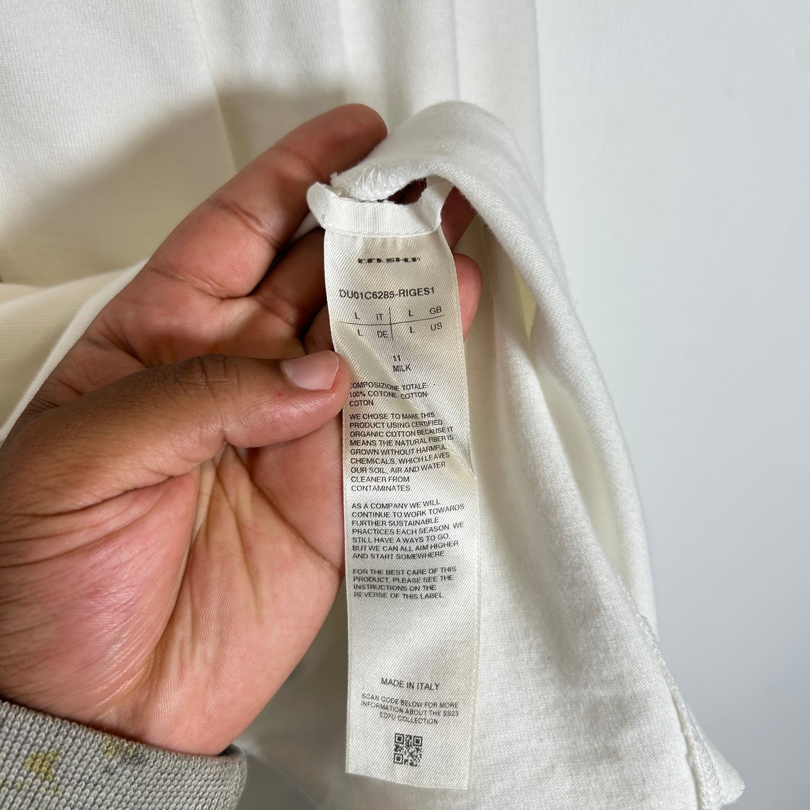 Rick Owens Eyelet Detail Oversized Hoodie
