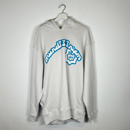 Murd333r.fm Blue/White Ice Billy Hoodie Size XL