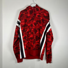 Bathing Ape Red Camo Hoodie Size XXL