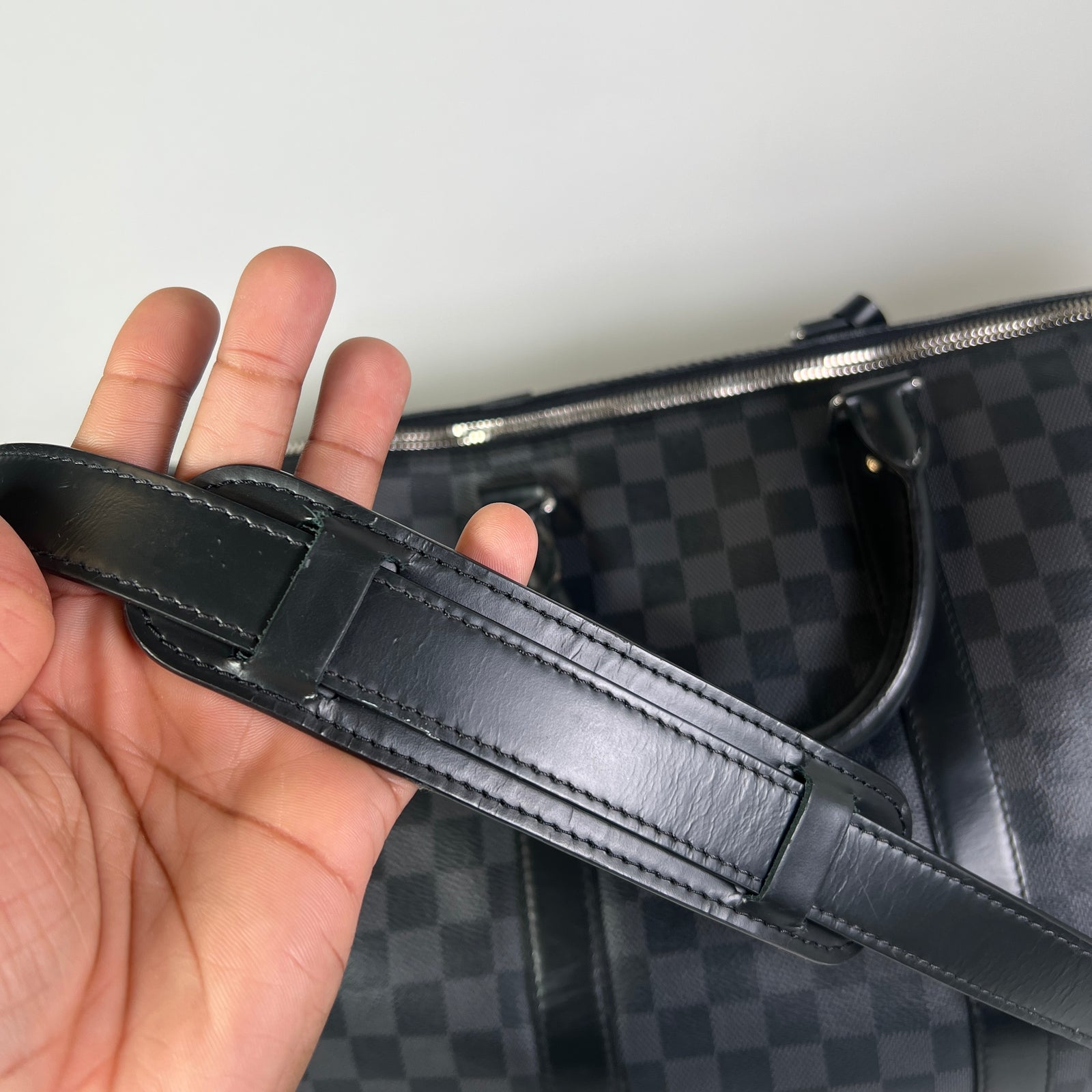 Louis Vuitton Damier Graphite Keepall Bandouliere 55