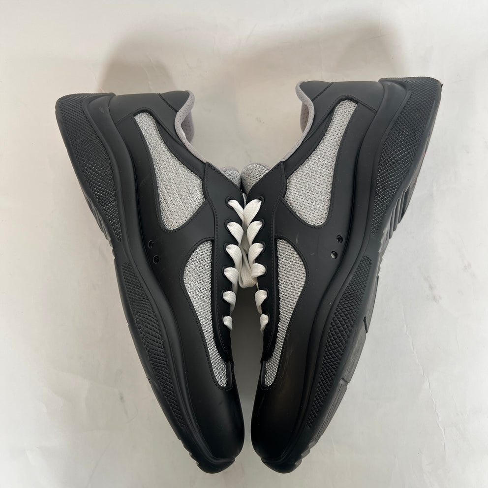 Prada Black Rubber America Cups Size 44
