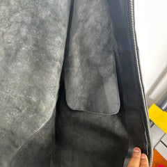 M.a.+ Layered Collar Racer Jacket Size M