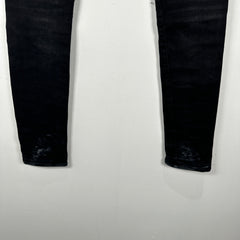 Amiri MX1 Black Paisley Patch Jeans Size 28