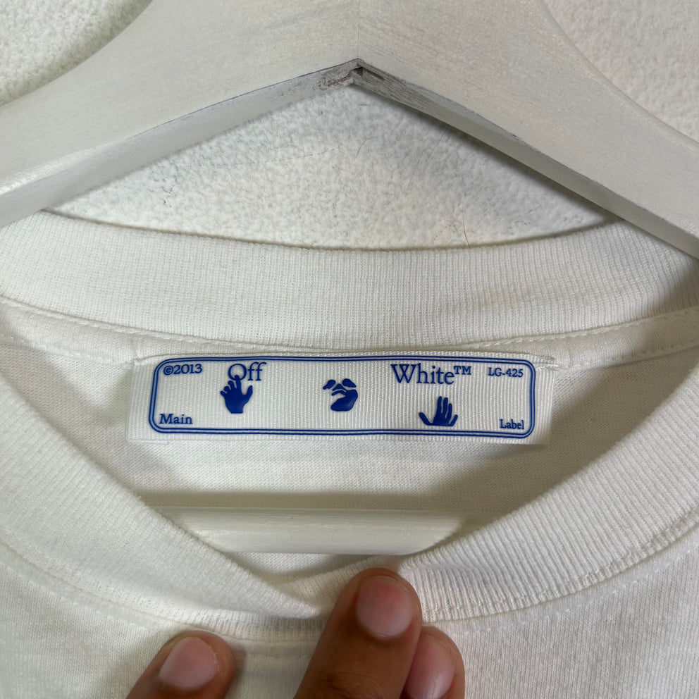 Off-White Mona Lisa Tape Logo T-Shirt