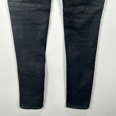 Rick Owens Black Nagakin Wax Tyrone Detroit Denim Size S