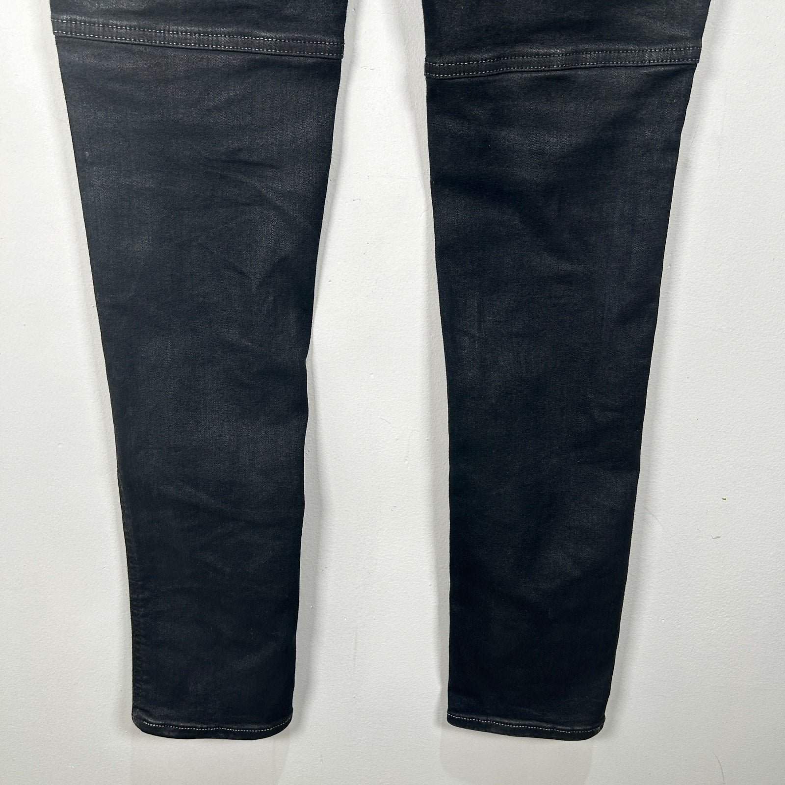 Rick Owens Black Nagakin Wax Tyrone Detroit Denim Size S