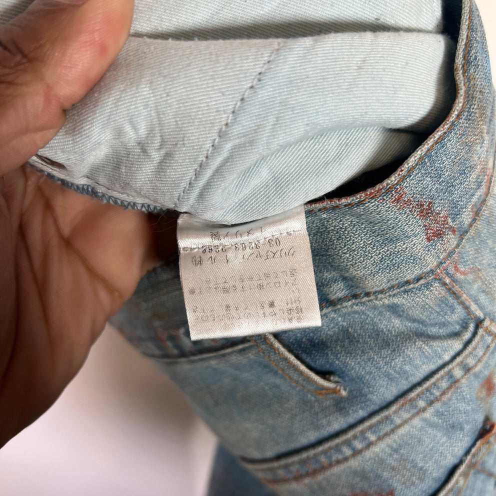 Dior Homme SS10 KVA 'Wildcat' Denim Jeans Size 26