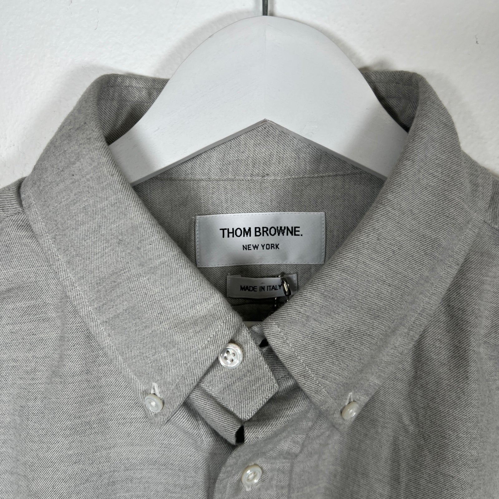 Thom Browne Grey Button Up Shirt Size S