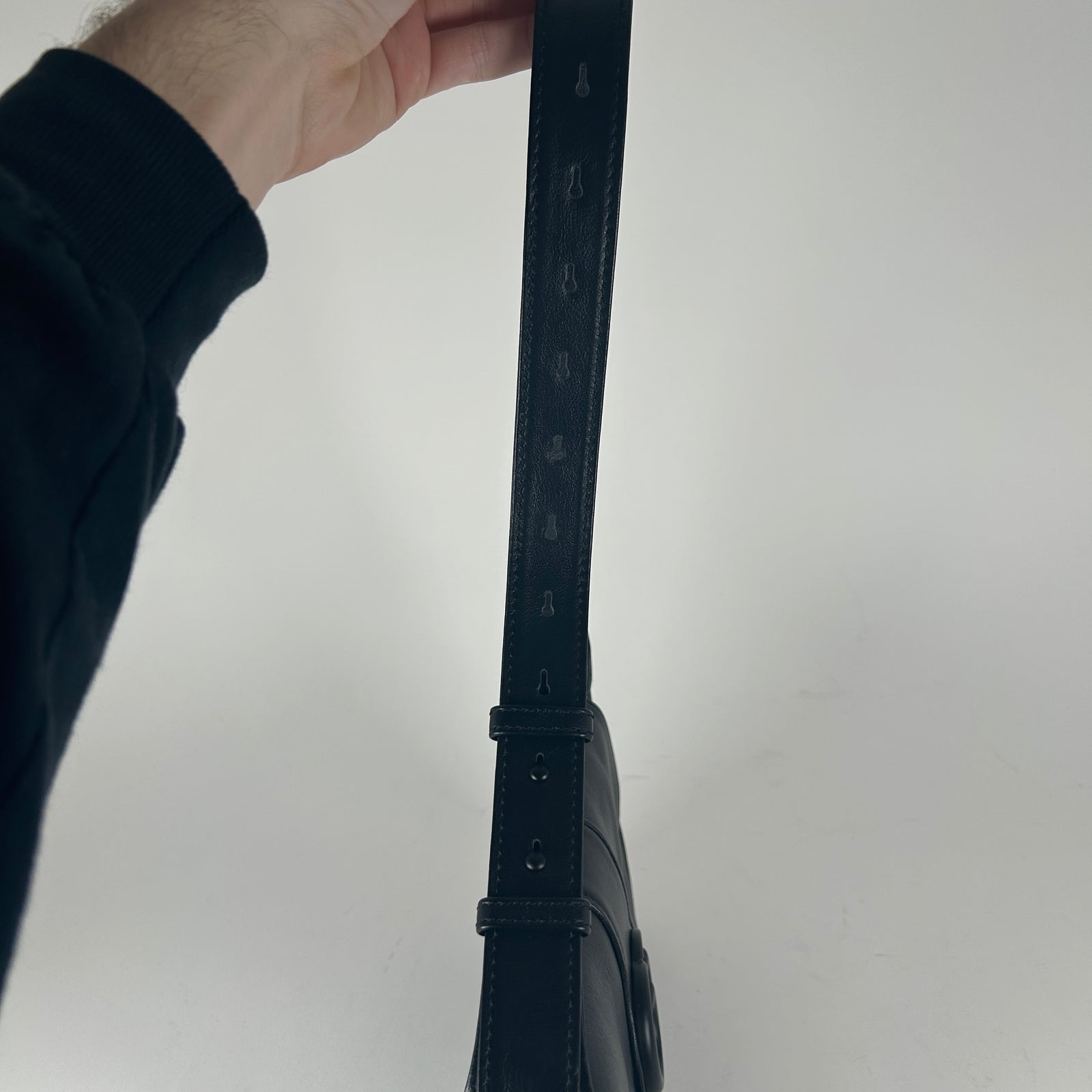 Gucci Black Leather Aphrodite Bag