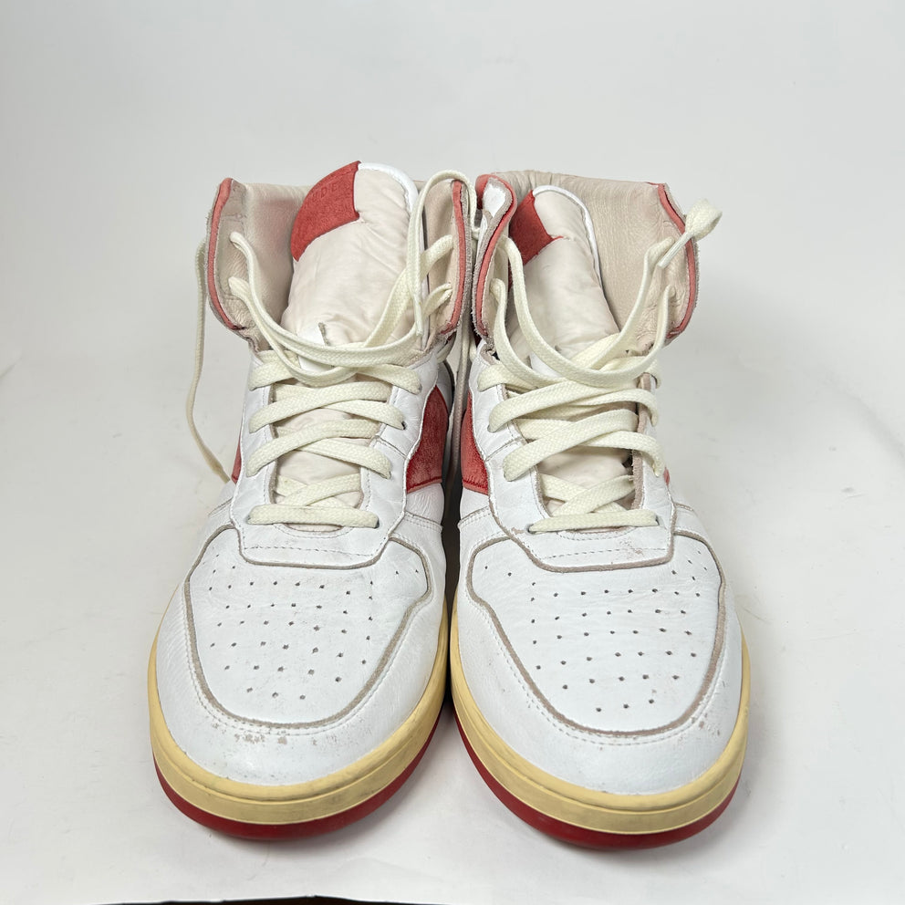 Rhude Red/White Rhecess High Sneaker Size 12
