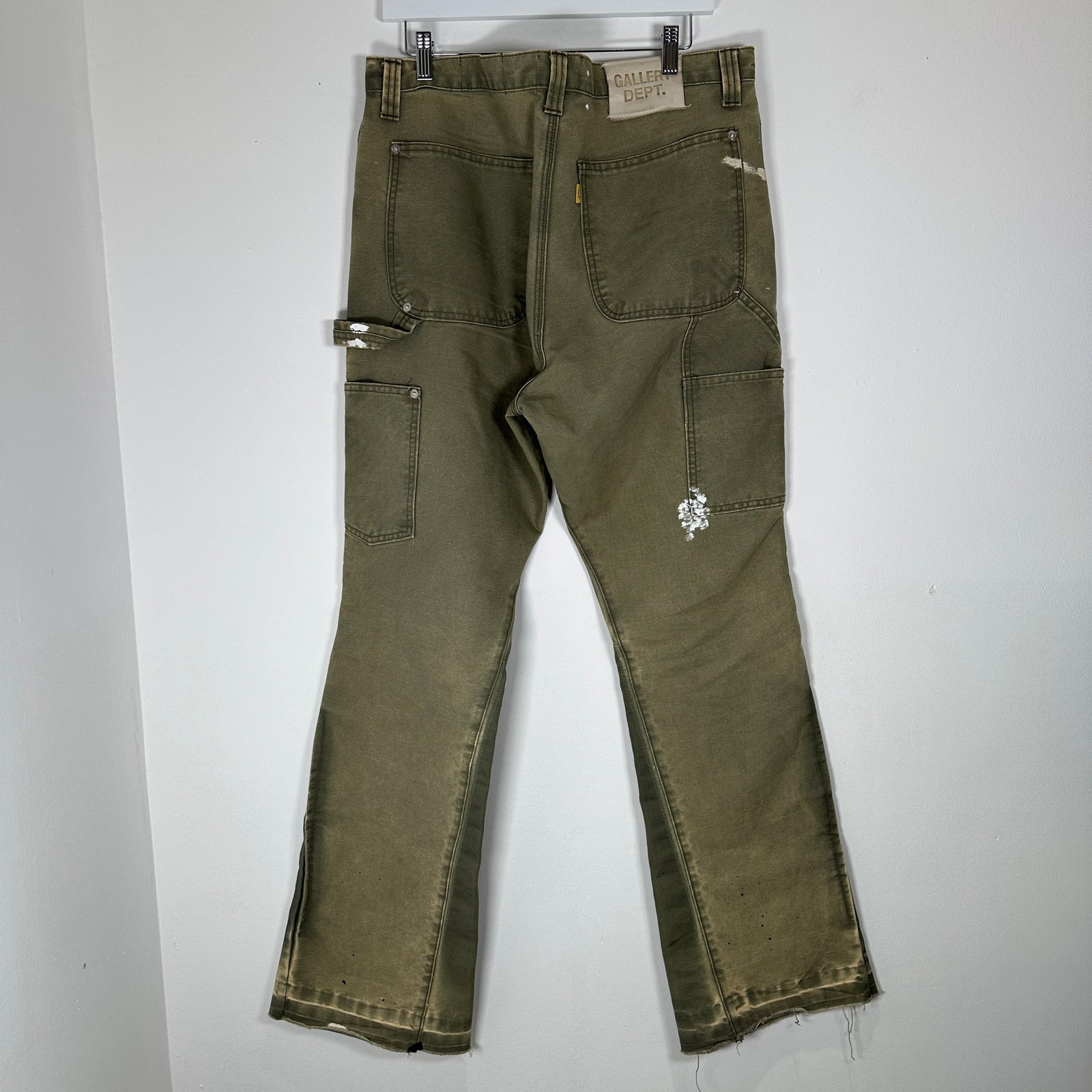 Gallery Dept. Green Flare Carpenters Size 36