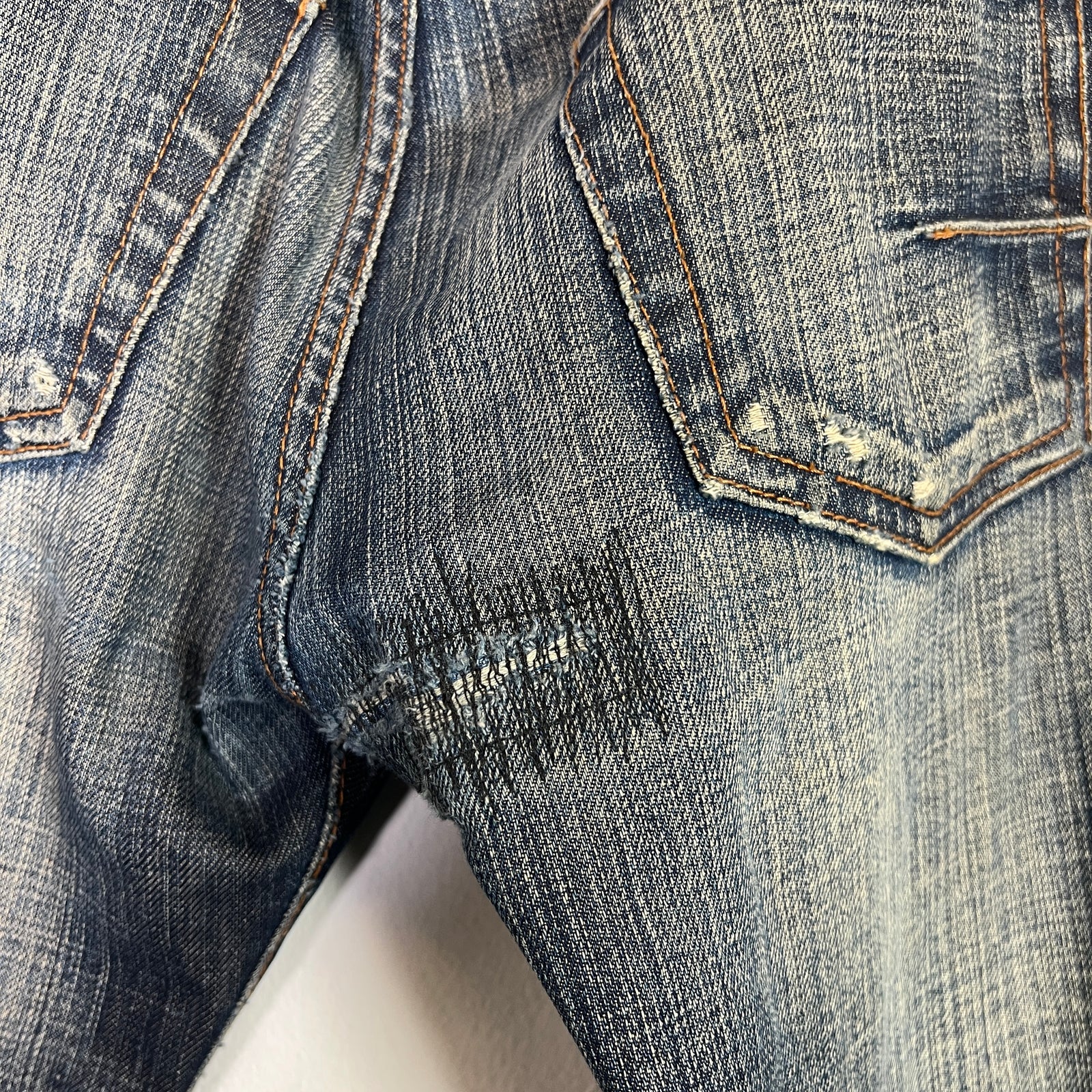 Dior Homme Dark Blue Wash Jake Denim Jeans Size 27