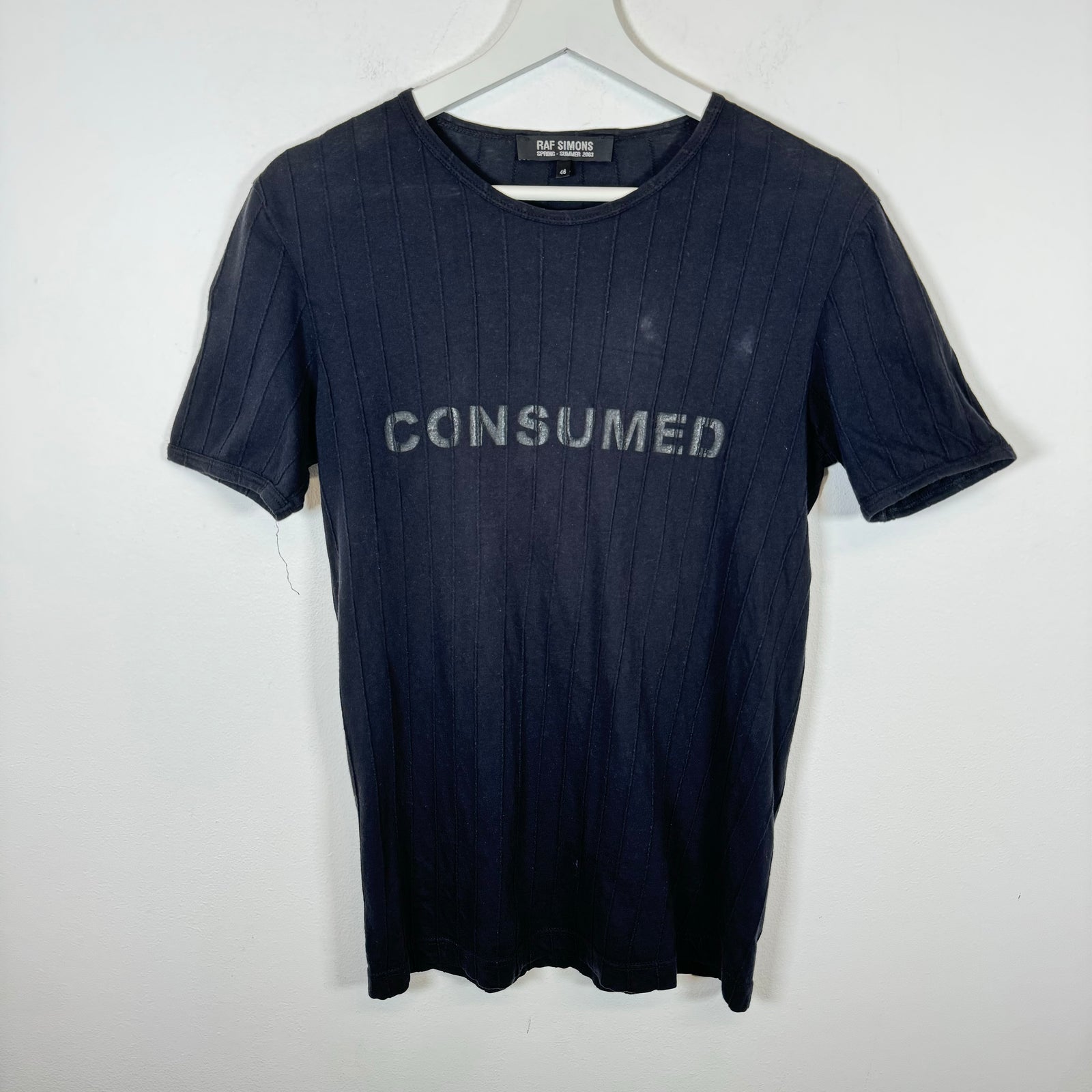Raf Simons Black 03 Consumed Tee Size S