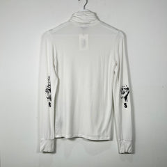 Raf Simons SS23 White 'R' Turtleneck Size M