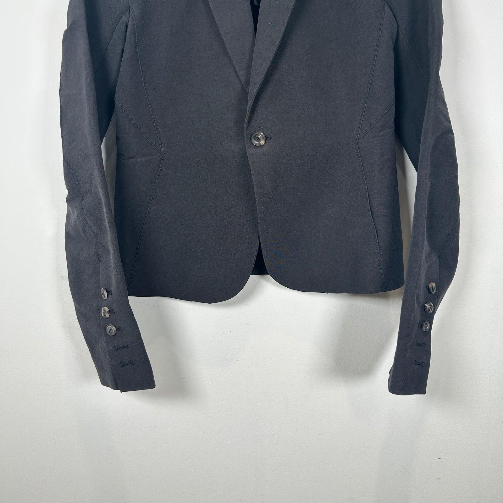 Rick Owens Knife Cut Cropped Blazer Size S
