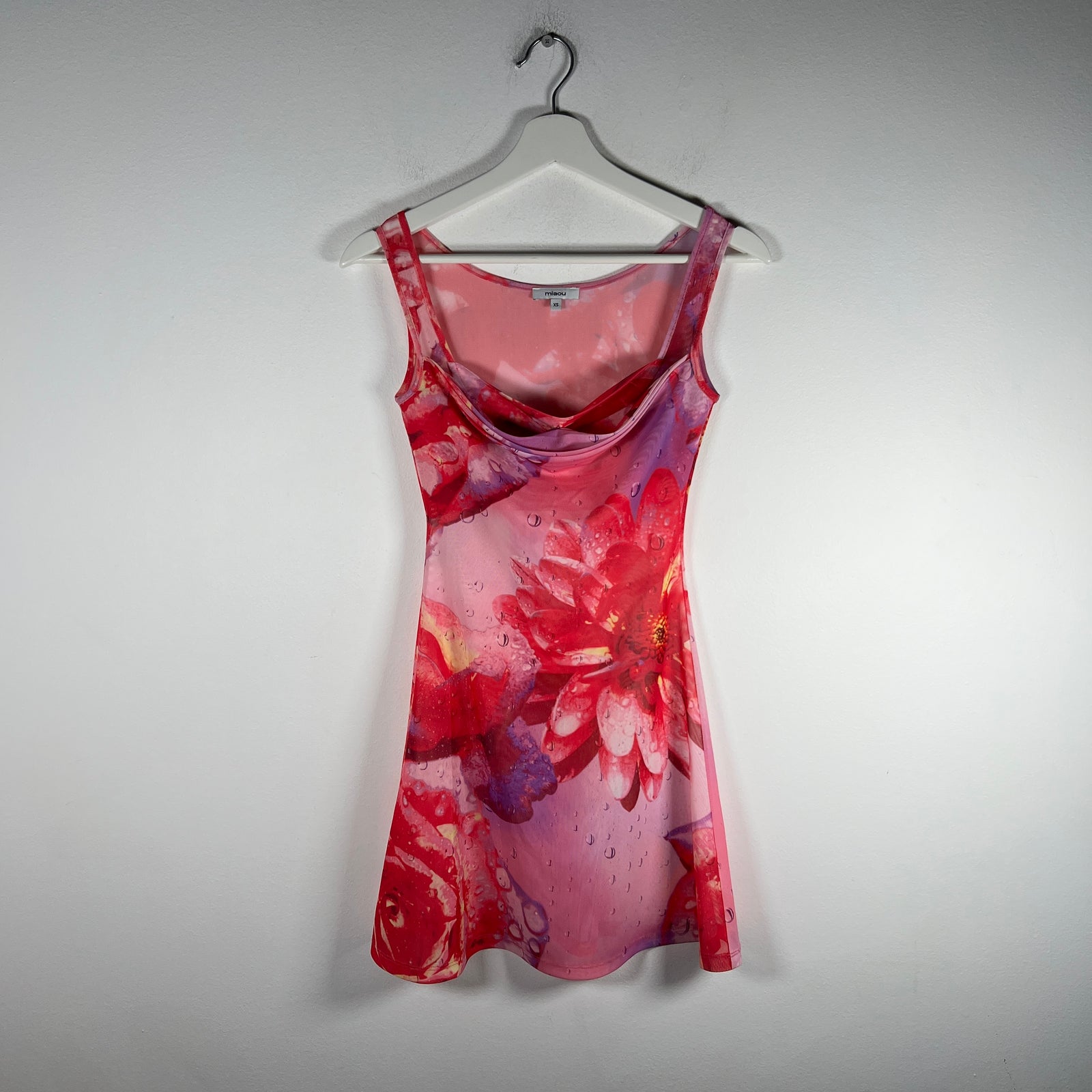 Miaou Pink Ginger Floral Minidress Size XS