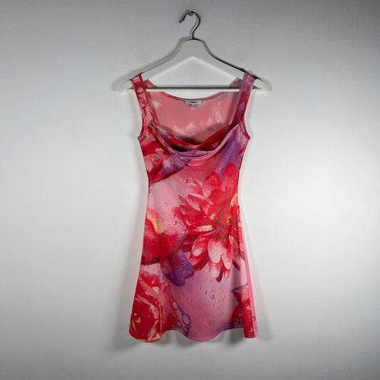 Miaou Pink Ginger Floral Minidress Size XS