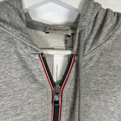 Moncler Grey Maglia Zip Up Hoodie